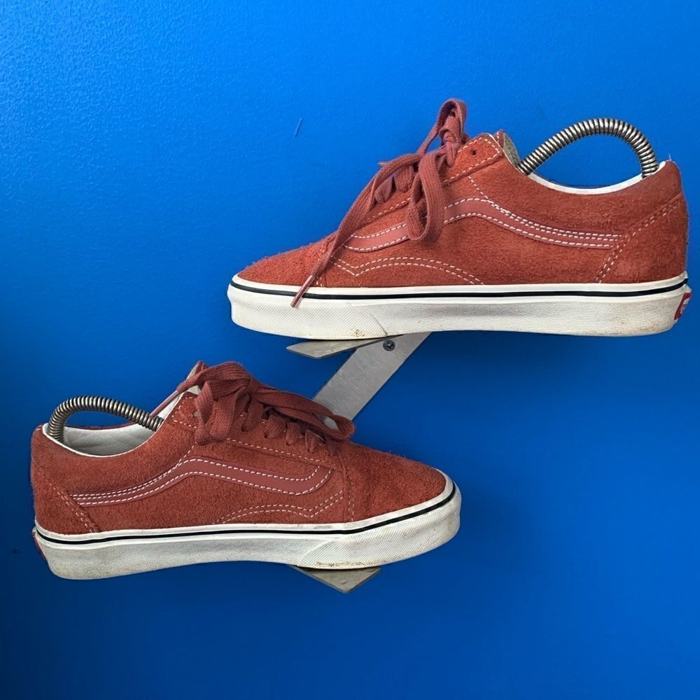 VANS Shoes Mens 6 Old Skool Suede Canvas Low Top Skate Black 508182